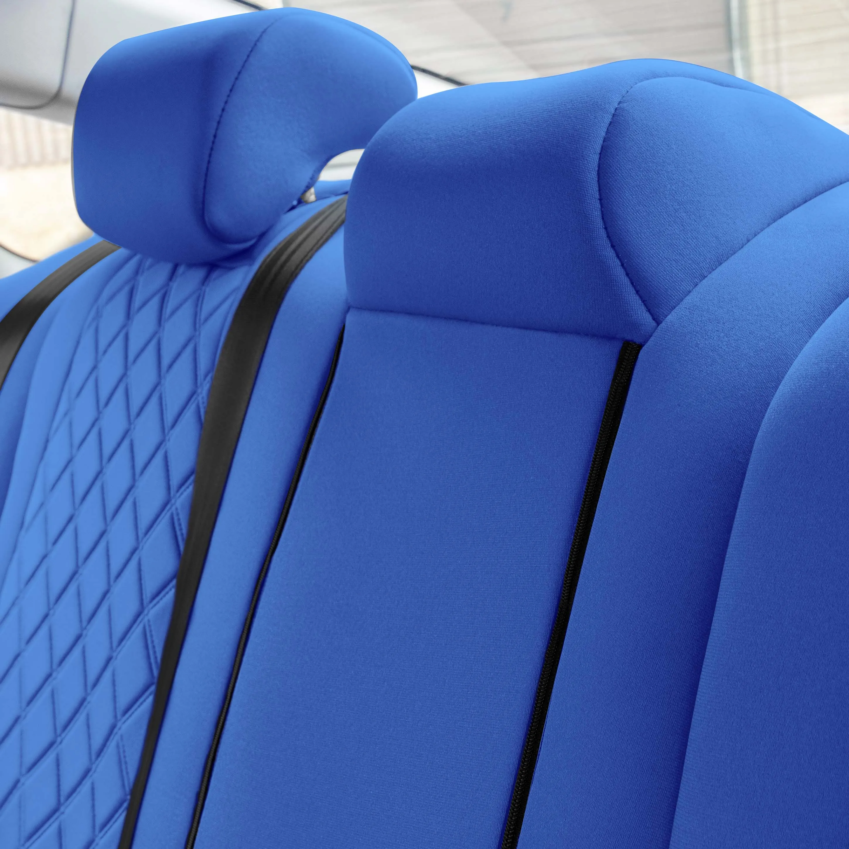 Honda Accord 2018 - 2022 Sport | Sport SE | EX| EX-L | Touring - Full Set Seat Covers - Solid Blue Ultraflex Neoprene