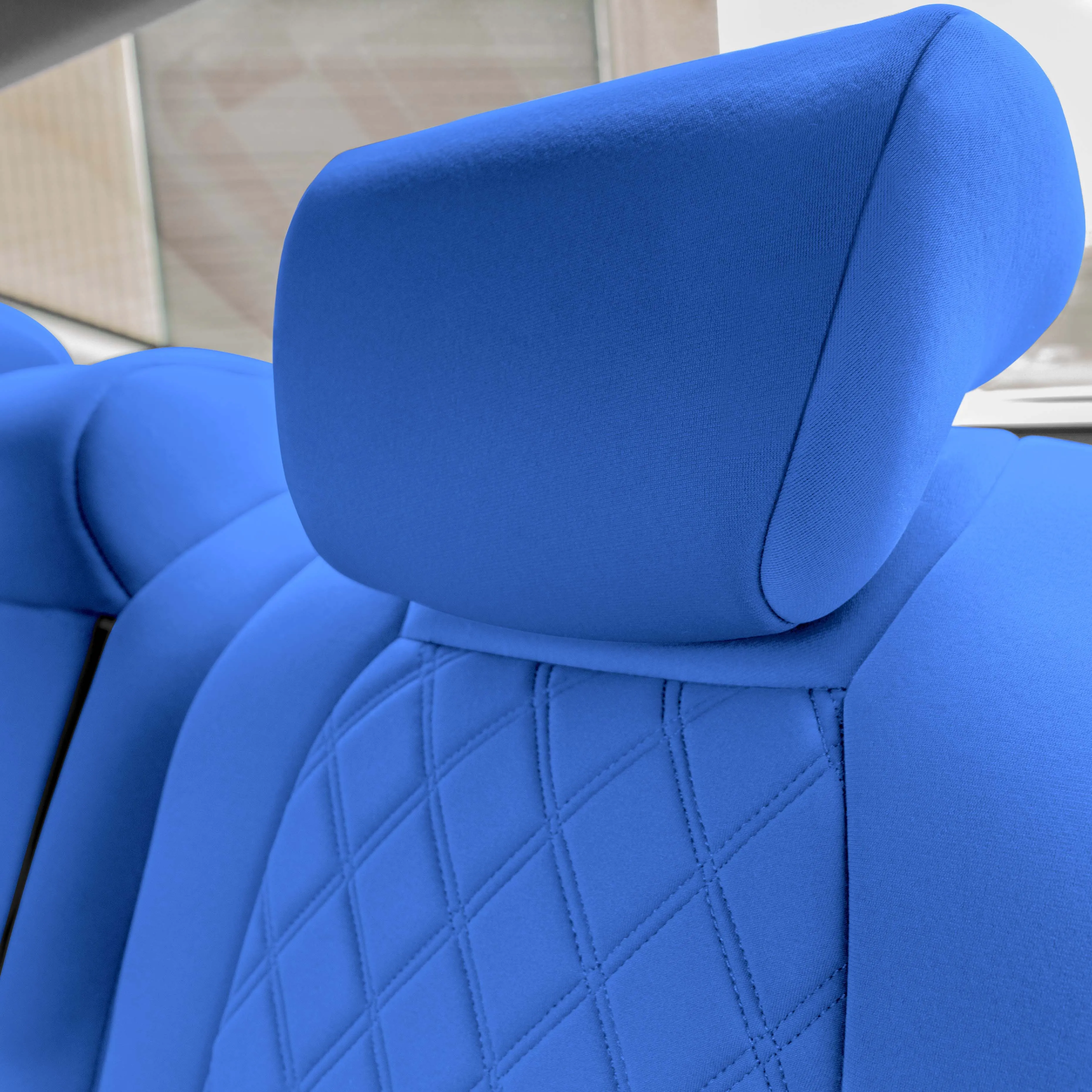 Honda Accord 2018 - 2022 Sport | Sport SE | EX| EX-L | Touring - Full Set Seat Covers - Solid Blue Ultraflex Neoprene