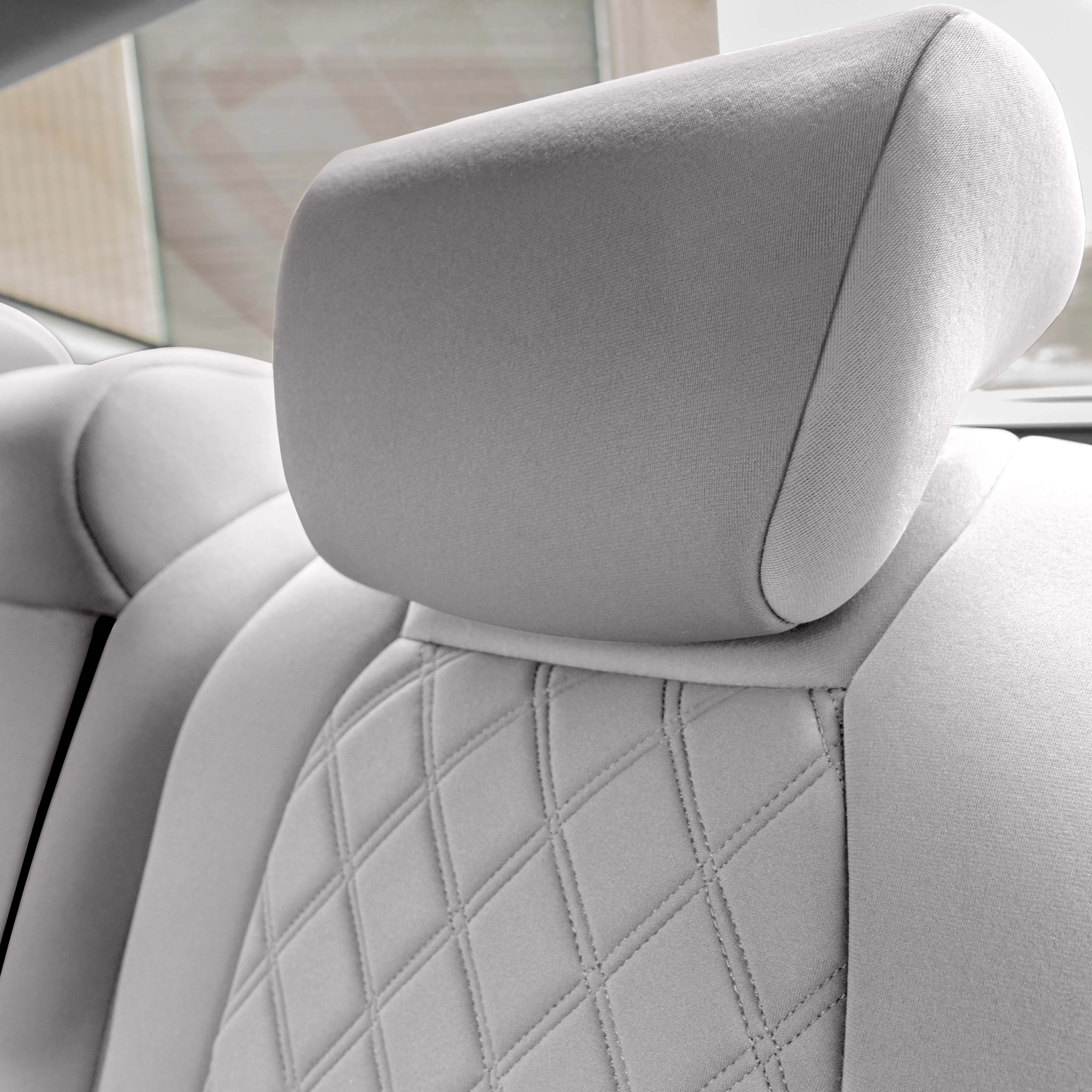 Honda Accord 2018 - 2022 Sport | Sport SE | EX| EX-L | Touring - Full Set Seat Covers - Solid Gray Ultraflex Neoprene