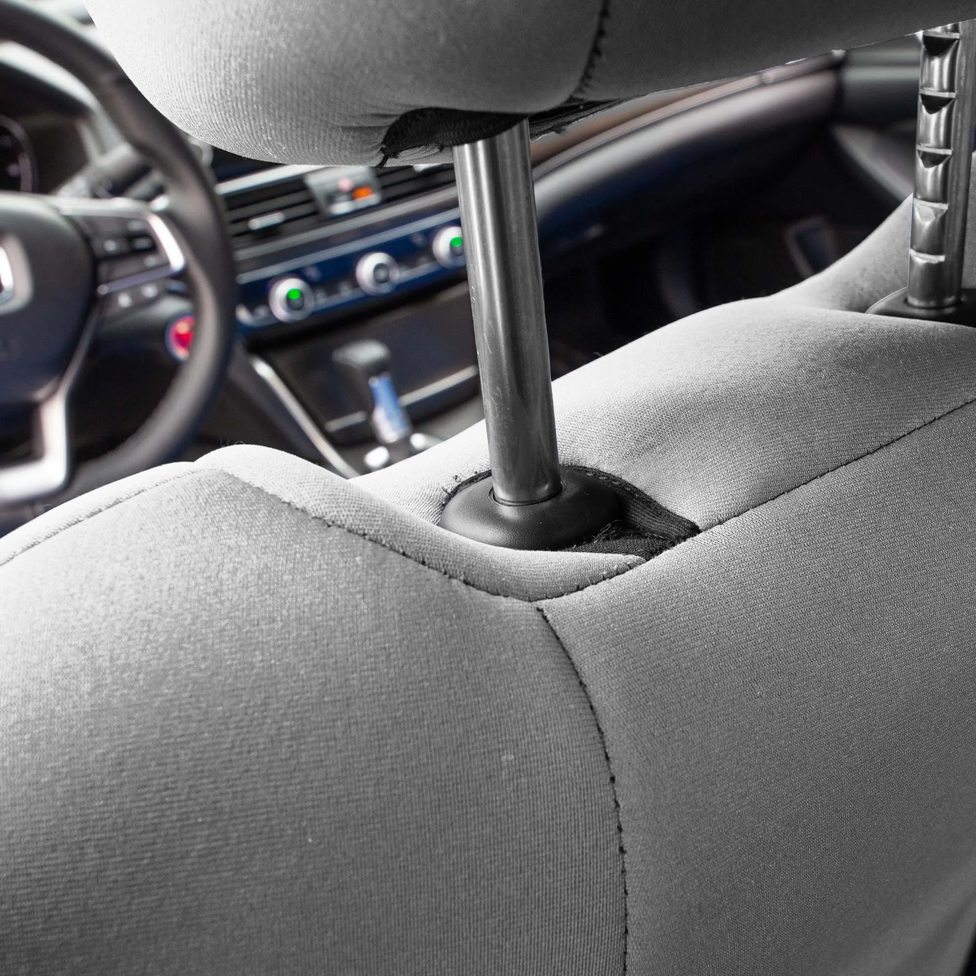 Honda Accord 2018 - 2022 Sport | Sport SE | EX| EX-L | Touring - Full Set Seat Covers - Solid Gray Ultraflex Neoprene