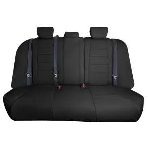 Honda Accord 2018 - 2022 Sport | Sport SE | EX| EX-L | Touring - Rear Set Seat Covers - Black Faux Leather