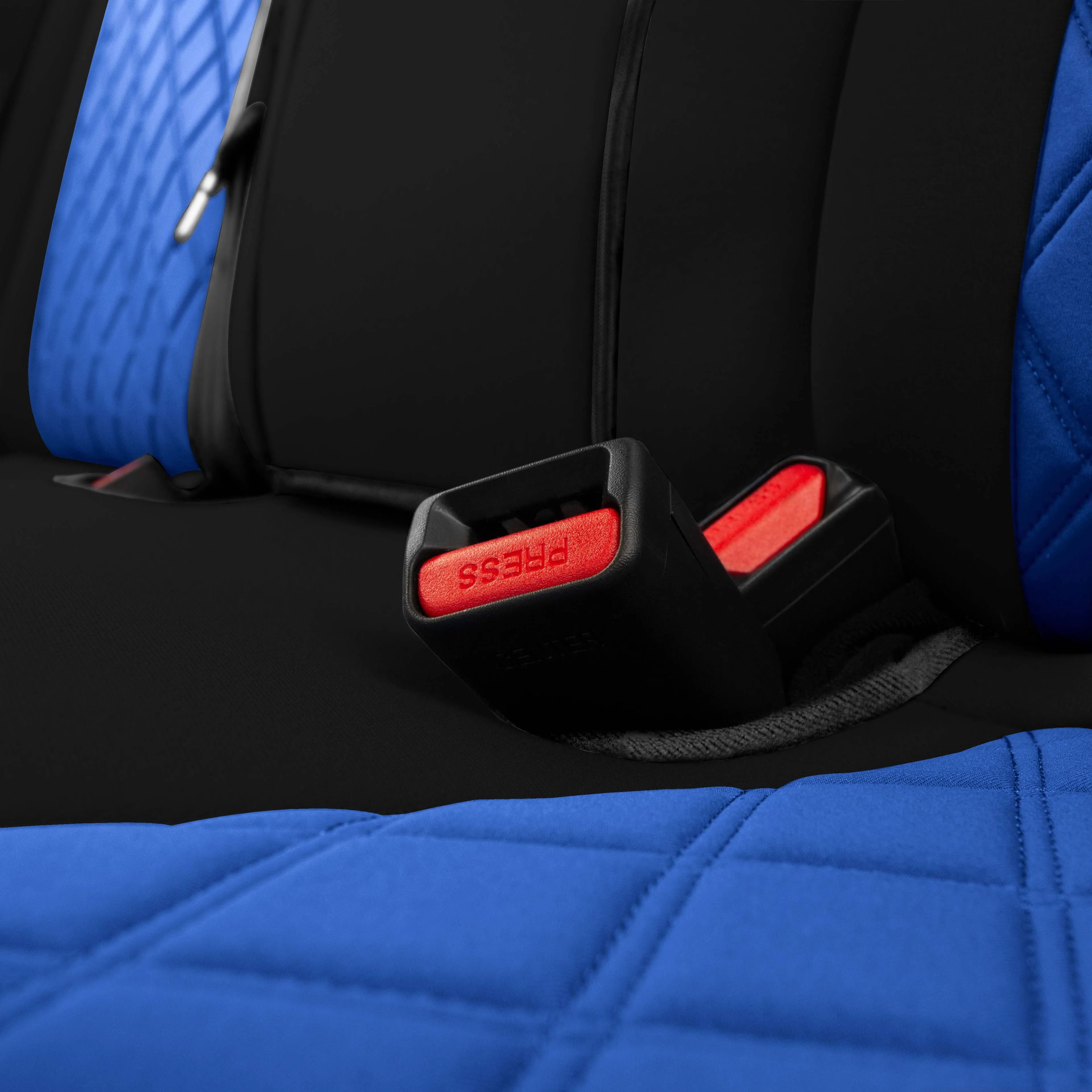 Honda Accord 2018 - 2022 Sport | Sport SE | EX| EX-L | Touring - Rear Set Seat Covers - Blue Ultraflex Neoprene
