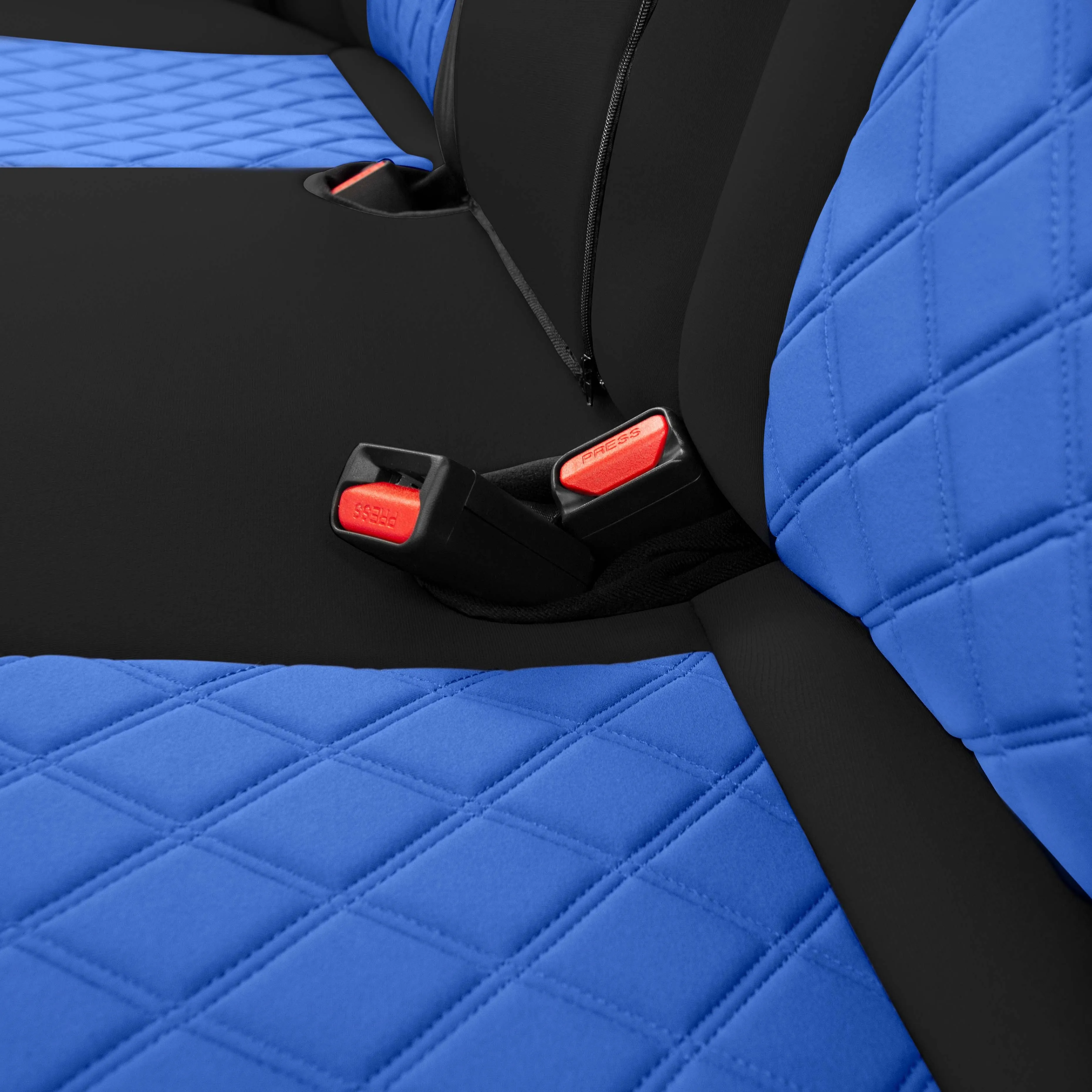 Honda Accord 2018 - 2022 Sport | Sport SE | EX| EX-L | Touring - Rear Set Seat Covers - Blue Ultraflex Neoprene