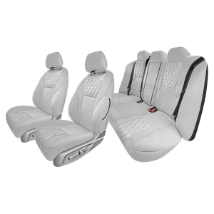 Honda Accord Sport | Sport SE | E X | EX-L | Touring 2023-2024 - Full Set Seat Covers (Split Bench) - Solid Gray Ultraflex Neoprene