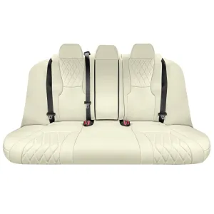 Honda Accord Sport | Sport SE | E X | EX-L | Touring 2023-2024 - Rear Set Seat Covers (Split Bench) - Solid Beige Ultraflex Neoprene