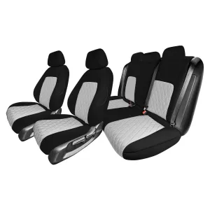 Honda Civic 2016 - 2025 Sedan Full Set Seat Covers (Split Rear) - Gray Ultraflex Neoprene