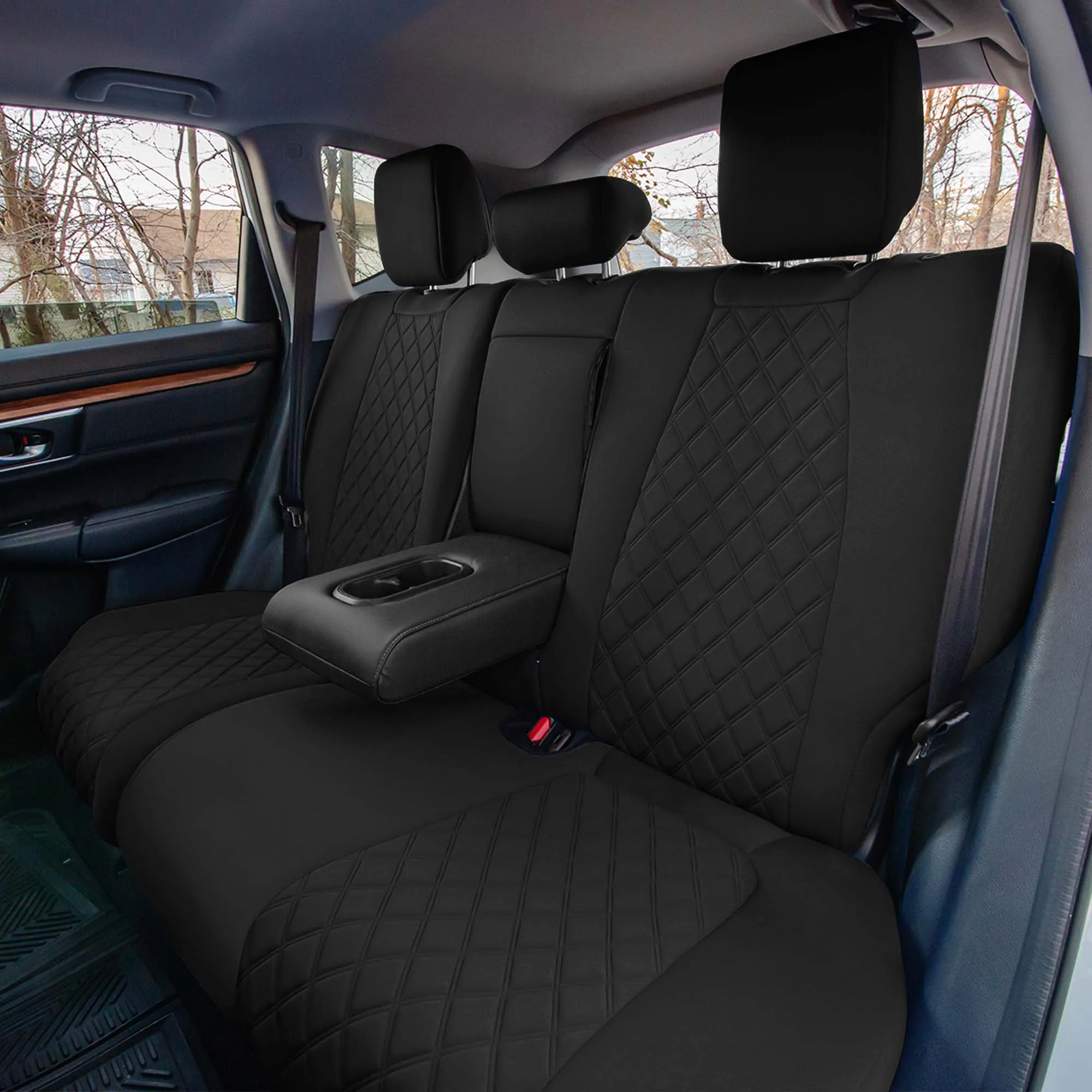 Honda CR-V 2017-2022 - Full Set Seat Covers - Black Ultraflex Neoprene