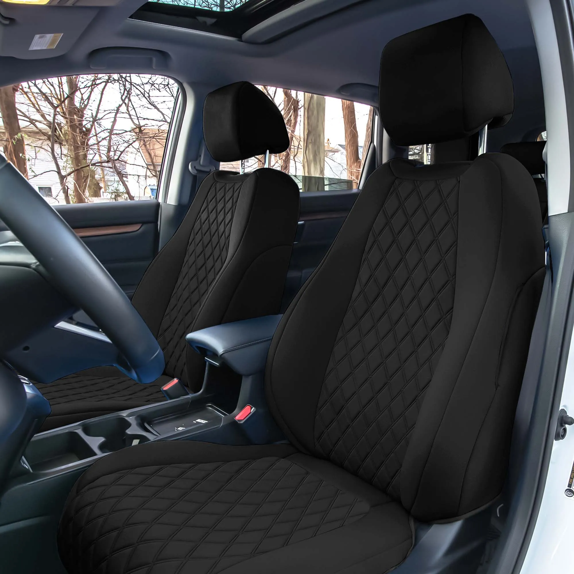 Honda CR-V 2017-2022 - Full Set Seat Covers - Black Ultraflex Neoprene