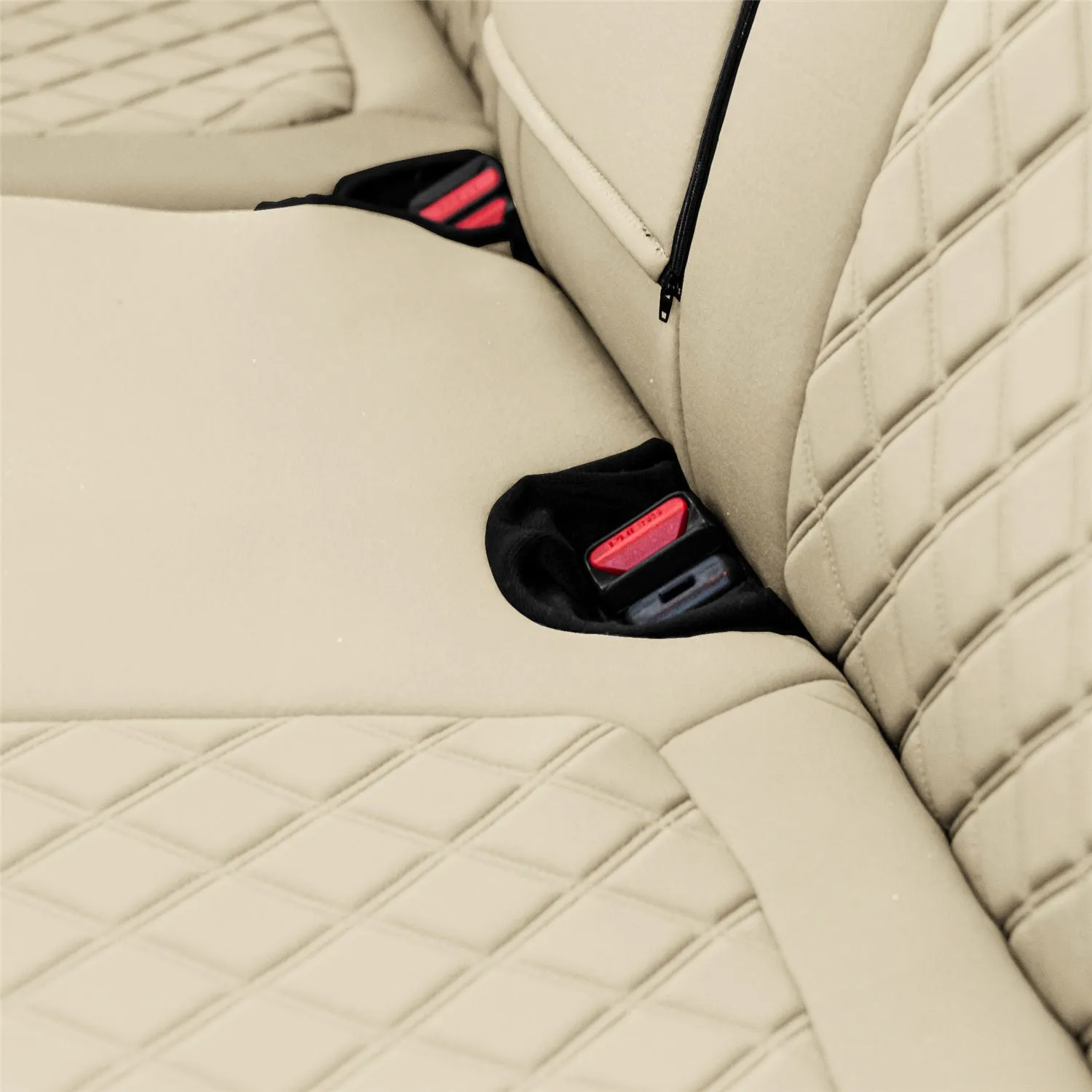 Honda CR-V 2017-2022 - Full Set Seat Covers -  Solid Beige Ultraflex Neoprene