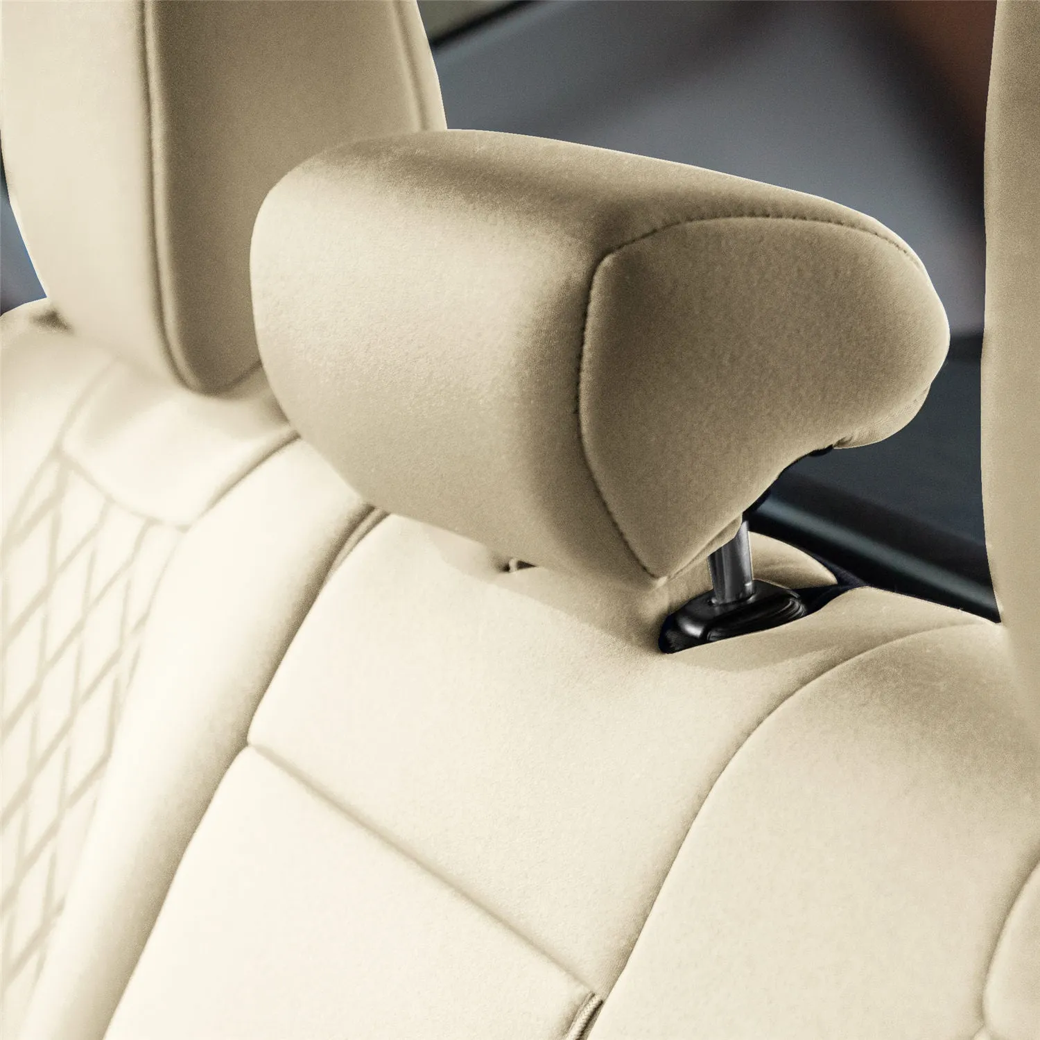 Honda CR-V 2017-2022 - Full Set Seat Covers -  Solid Beige Ultraflex Neoprene