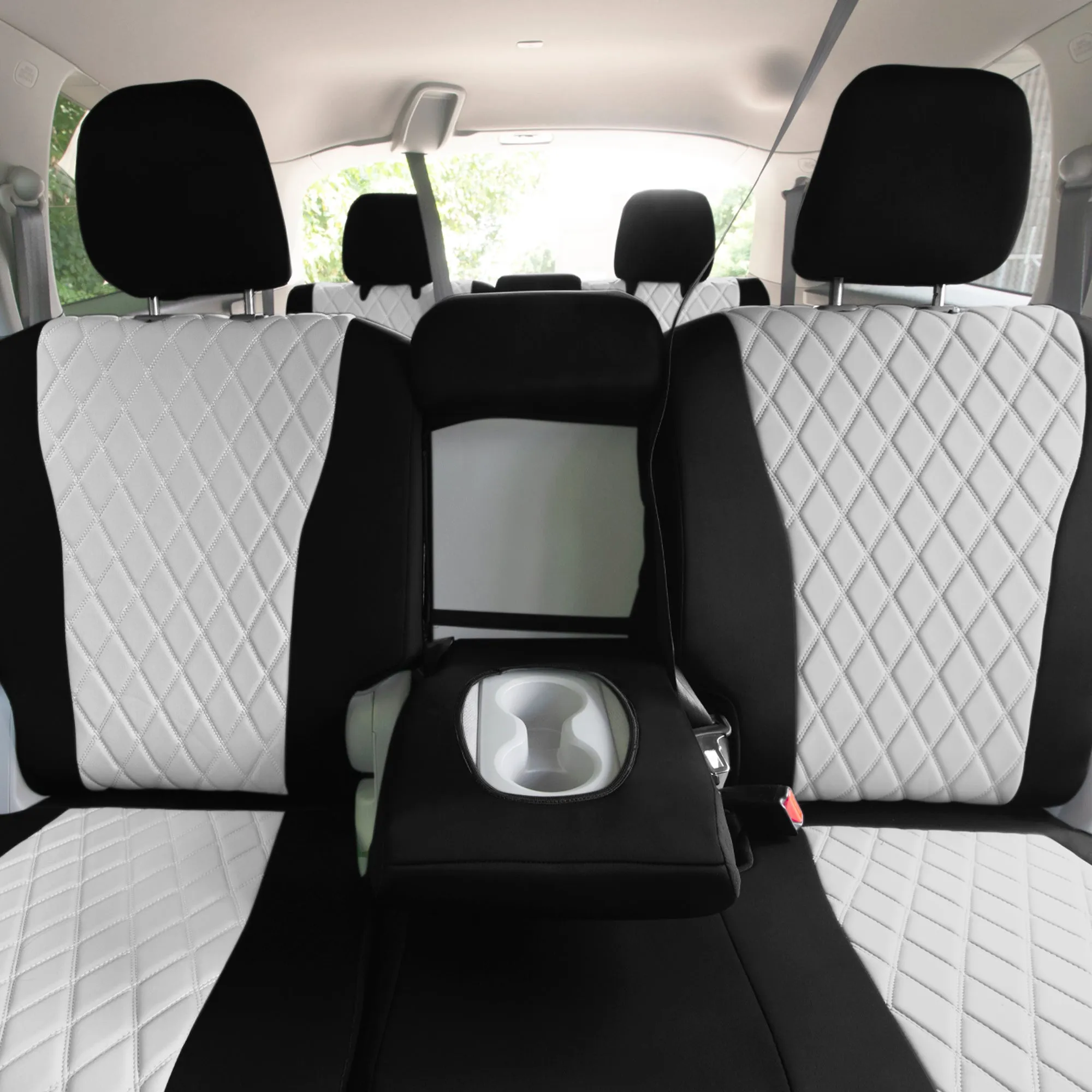 Honda Pilot 2016 - 2022 - 2nd Row Seat Covers - Gray Ultraflex Neoprene
