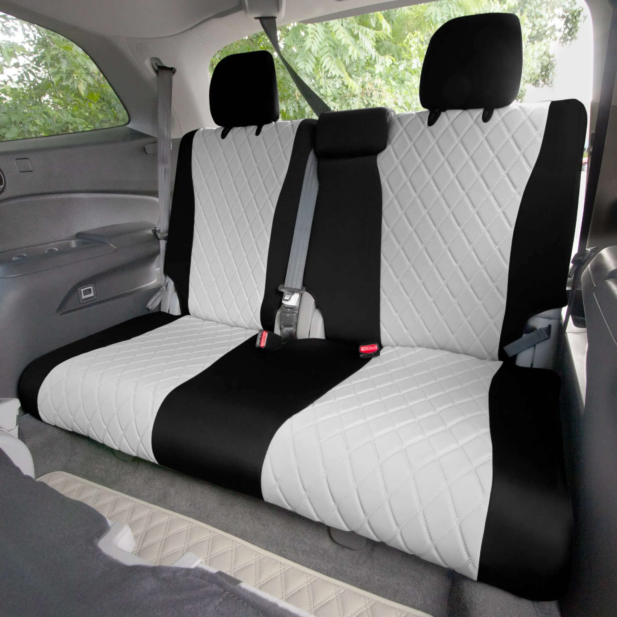 Honda Pilot 2016 - 2022 - 3rd Row Seat Covers - Gray Ultraflex Neoprene