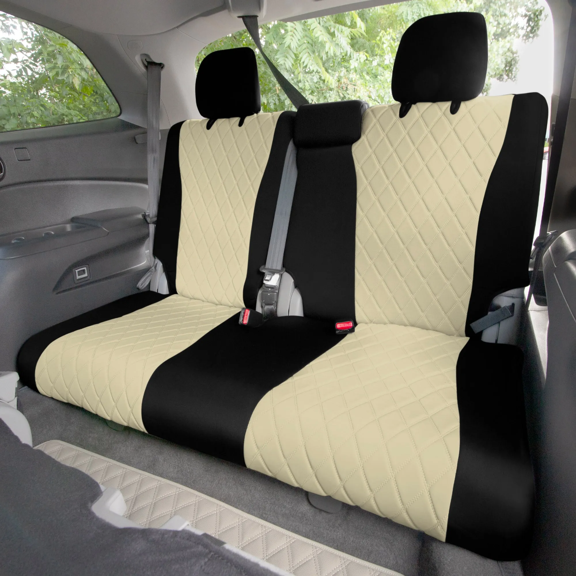 Honda Pilot 2016 - 2022 - Full Set Seat Covers - Beige Ultraflex Neoprene