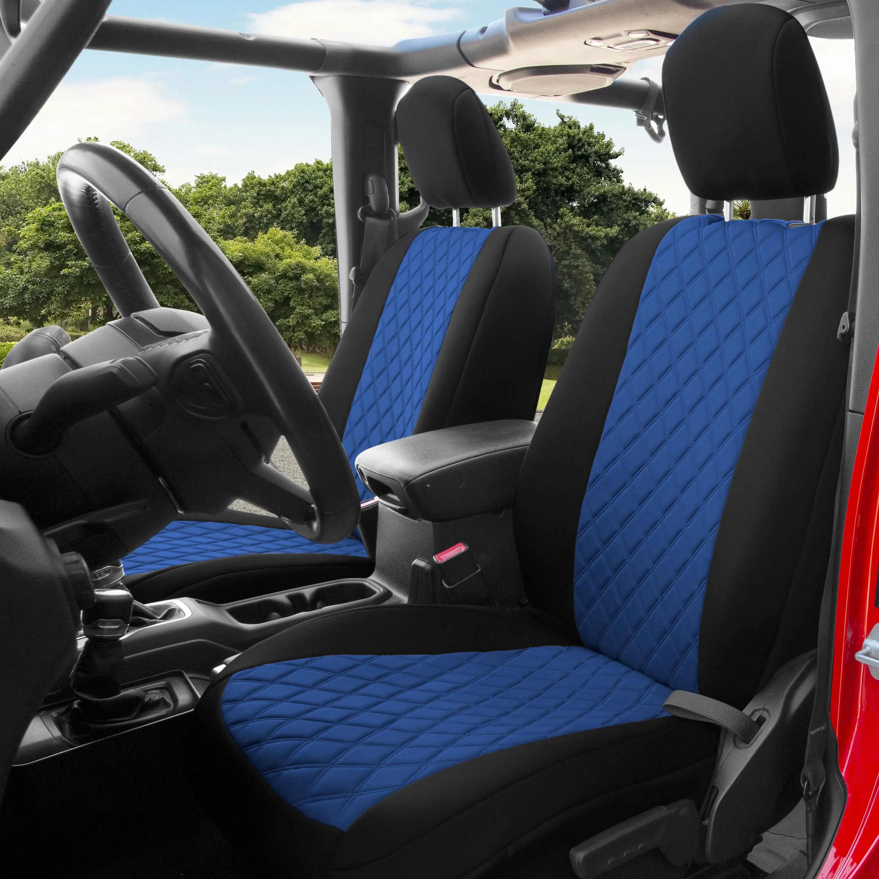 Jeep Gladiator JT 2020-2024  - Full Set Seat Covers - Blue Ultraflex Neoprene