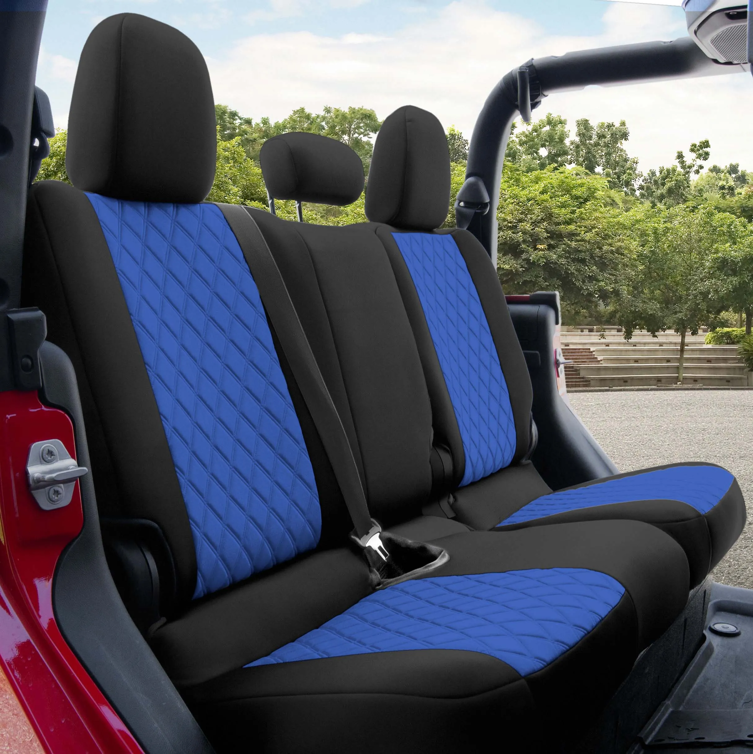 Jeep Gladiator JT 2020-2024  - Full Set Seat Covers - Blue Ultraflex Neoprene