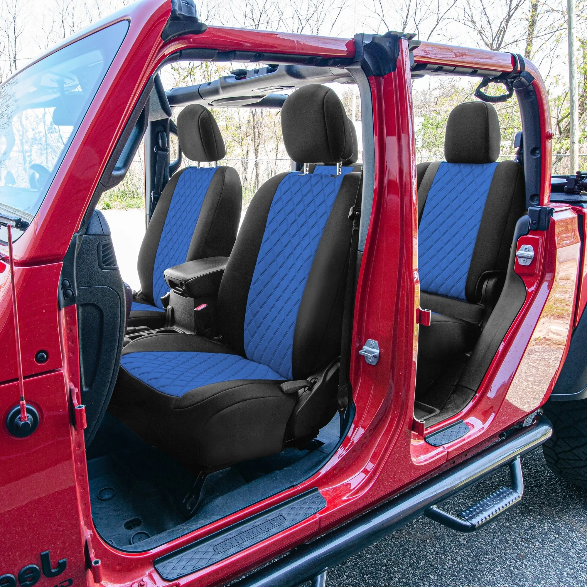 Jeep Gladiator JT 2020-2024  - Full Set Seat Covers - Blue Ultraflex Neoprene
