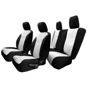 Jeep Wrangler JK 2 Door 2007-2017 -  Full Set Seat Covers - White Ultraflex Neoprene