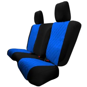 Jeep Wrangler JK 2 Door 2007-2017 -  Rear Set Seat Covers - Blue Ultraflex Neoprene