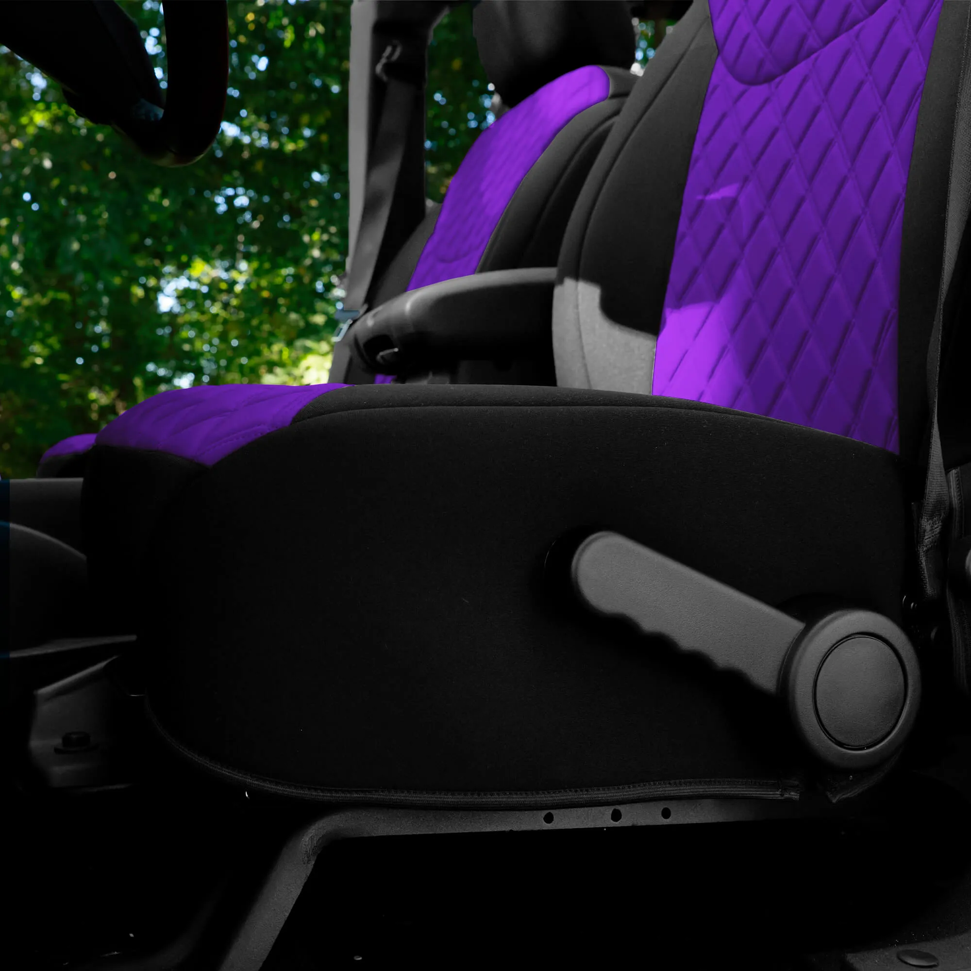 Jeep Wrangler JK 2007-2017 -  Front Set Seat Covers - Purple Ultraflex Neoprene
