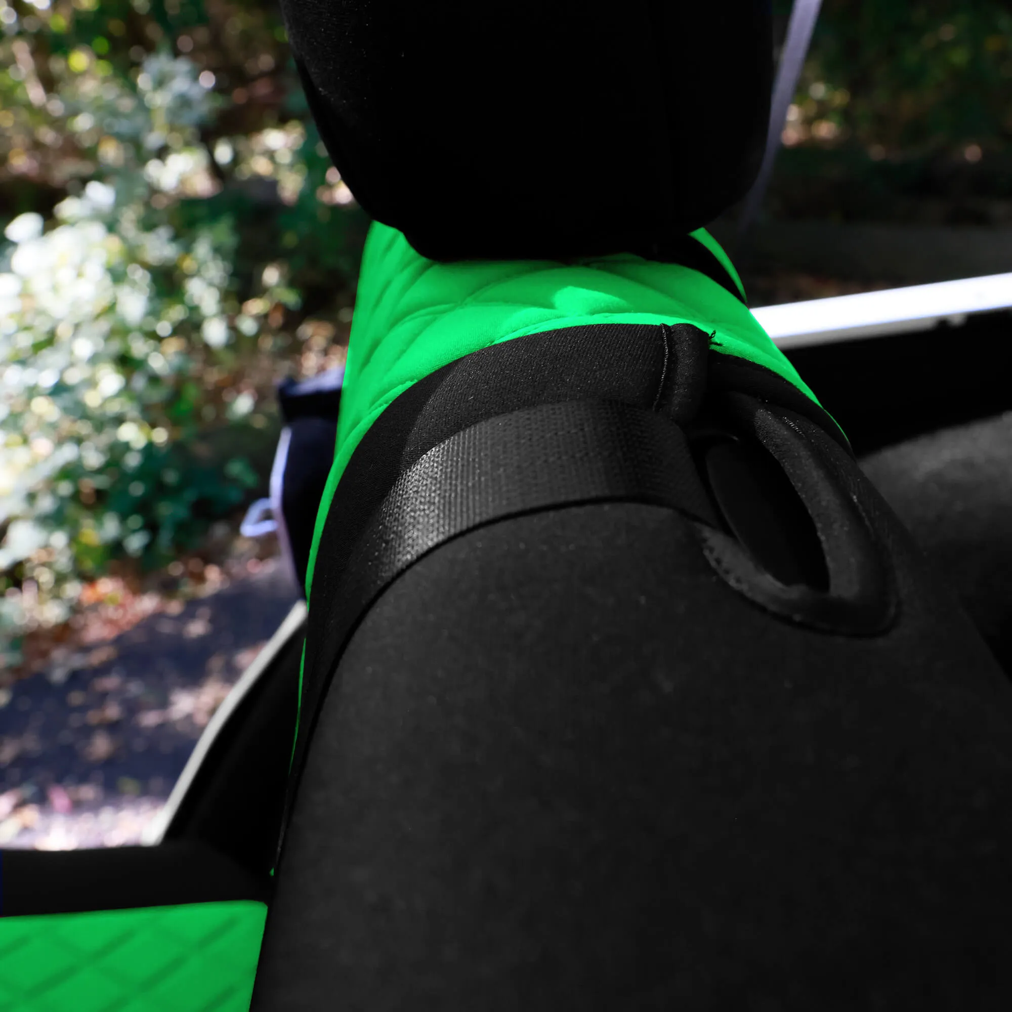 Jeep Wrangler JK 4-Door 2007-2017 -  Full Set Seat Covers - Green Ultraflex Neoprene