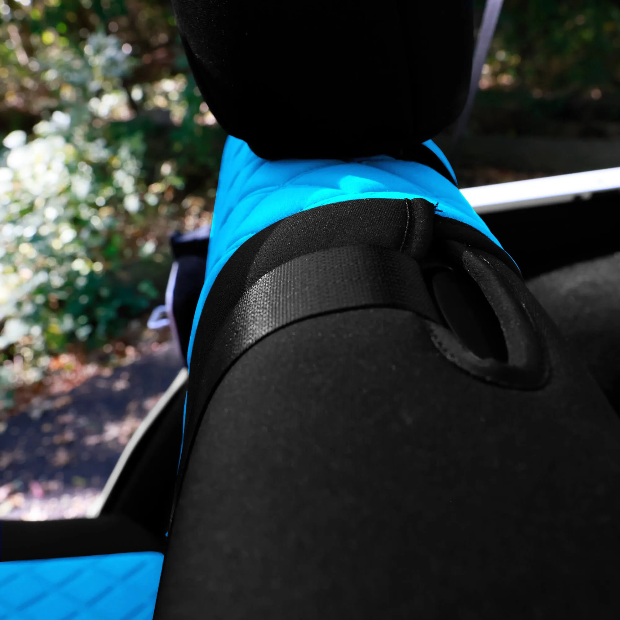 Jeep Wrangler JK 4-Door 2007-2017 -  Rear Set Seat Covers - Aqua Ultraflex Neoprene