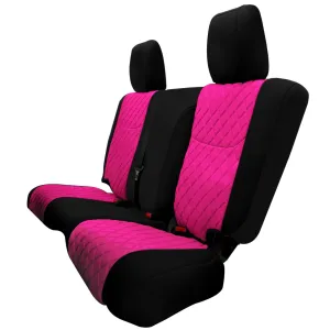 Jeep Wrangler JK 4-Door 2007-2017 -  Rear Set Seat Covers - Pink Ultraflex Neoprene