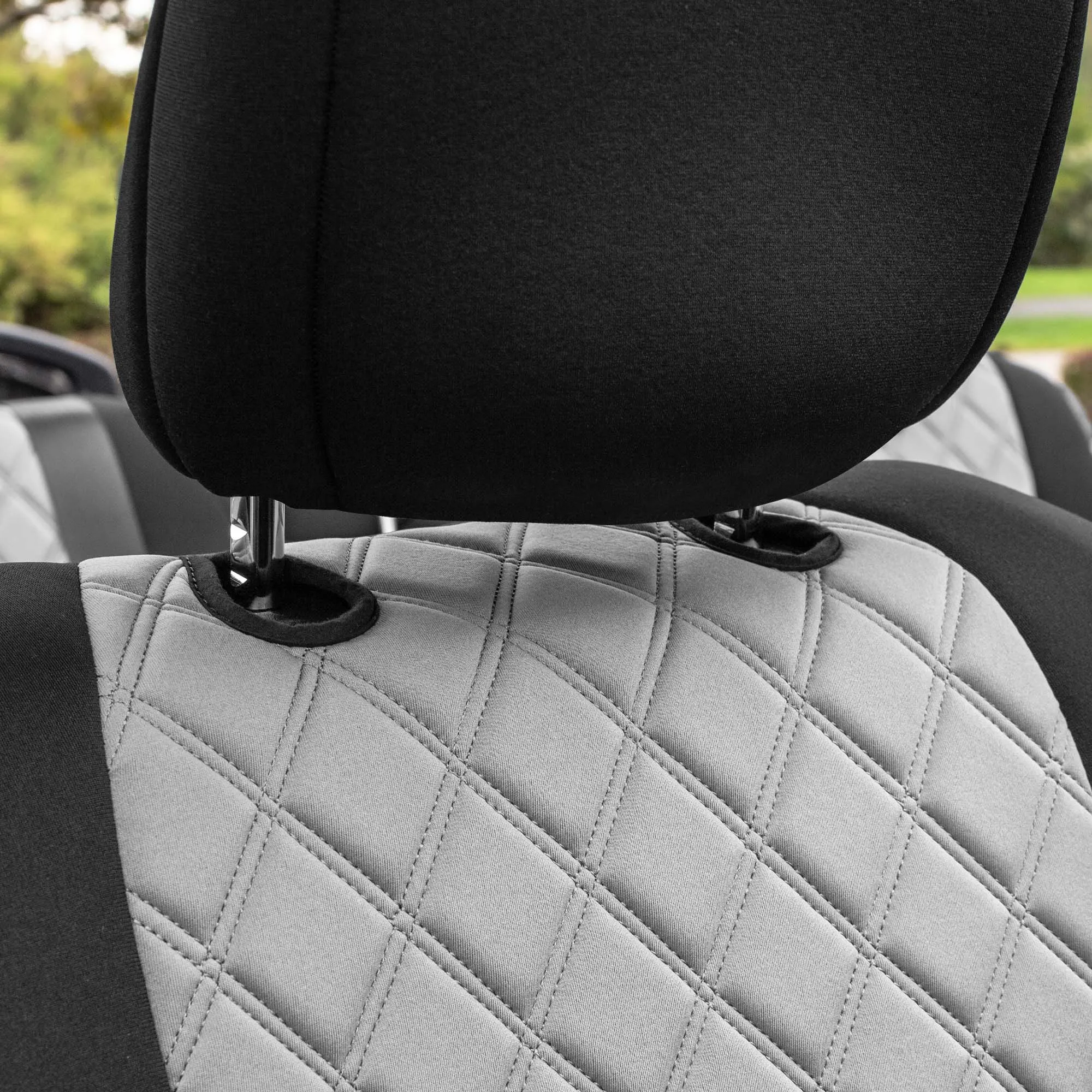 Jeep Wrangler JL 2018-2024 -  Front Set Seat Covers - Gray Ultraflex Neoprene