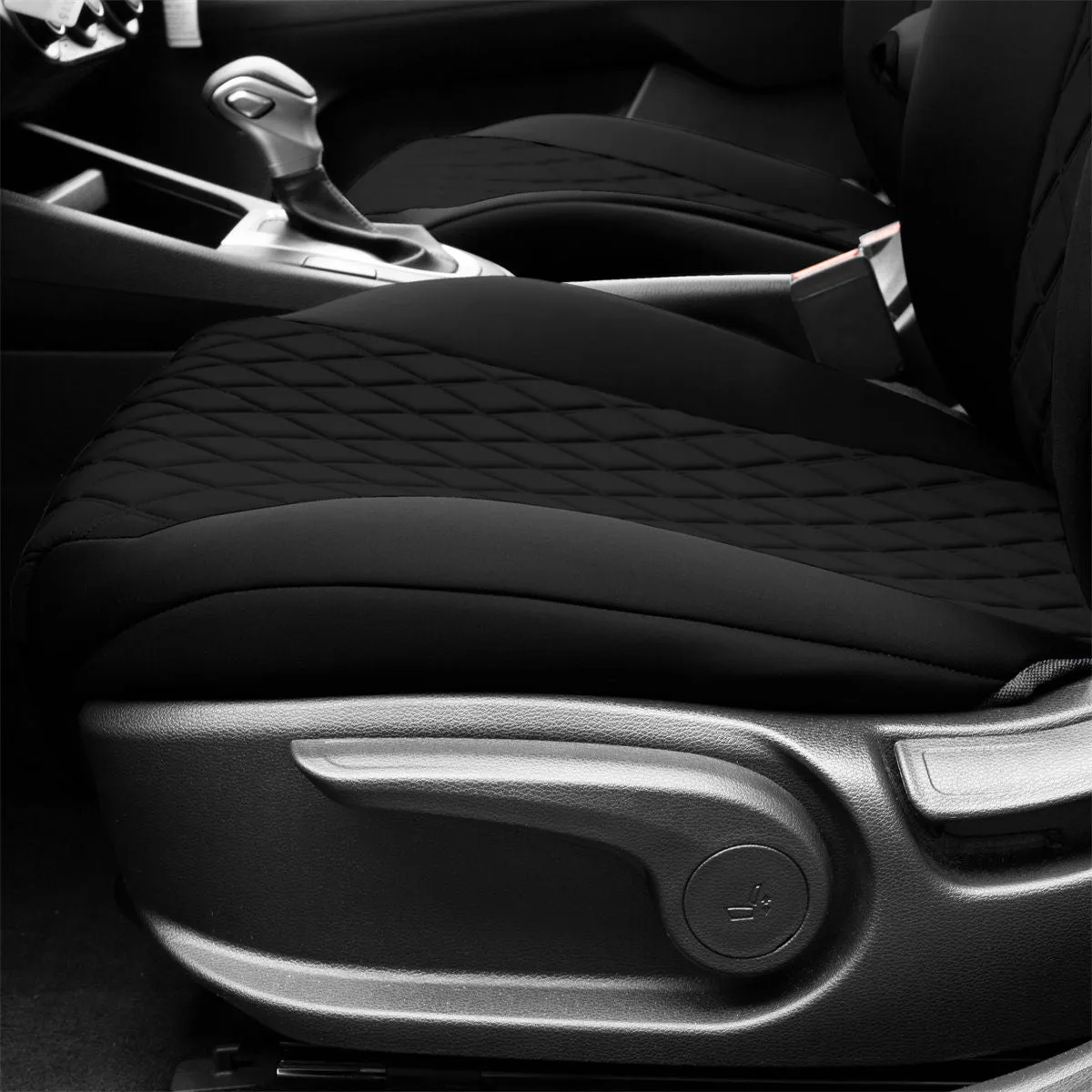 KIA Forte 2019-2024 FE | LXS - Full Set Seat Covers - Black Ultraflex Neoprene