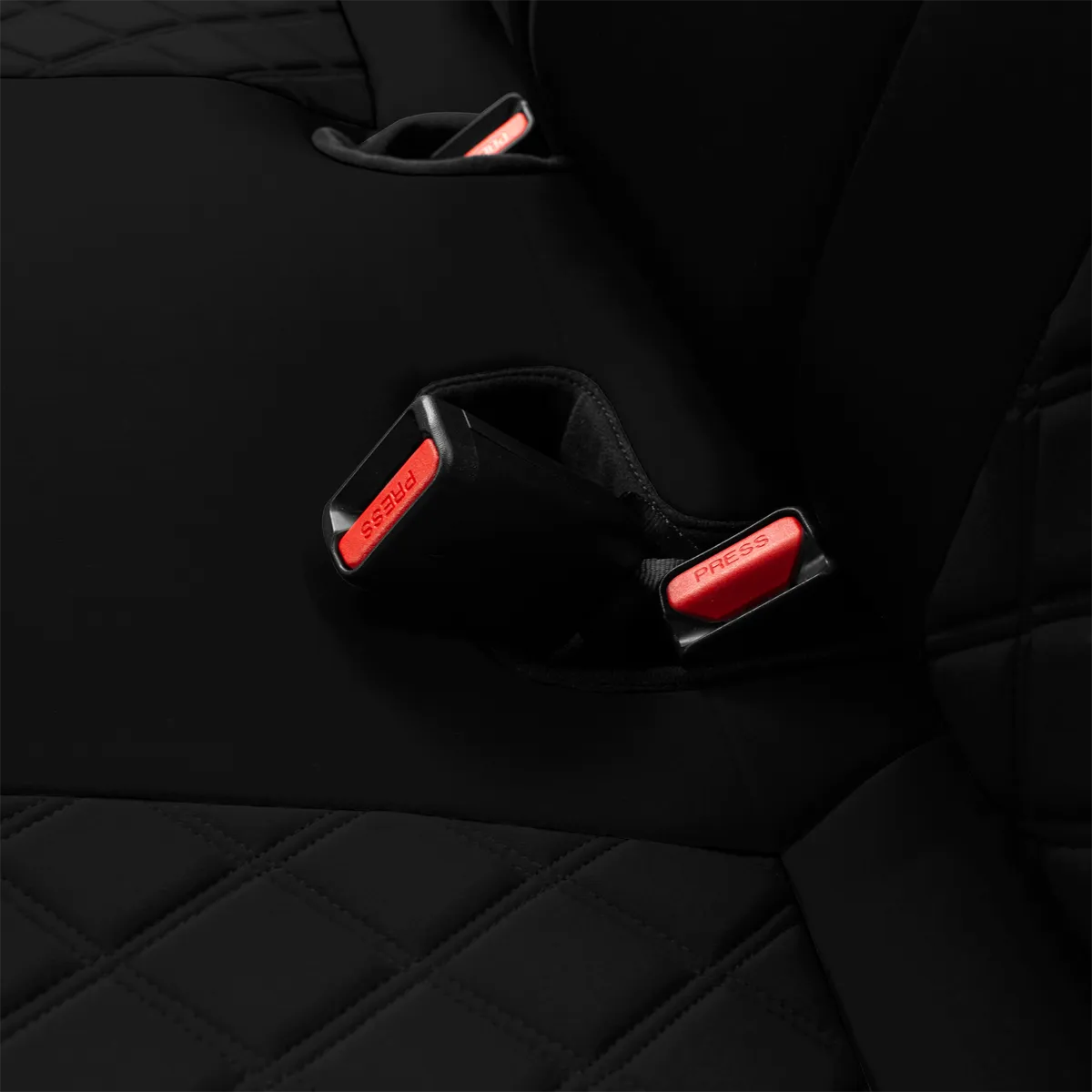 KIA Forte 2019-2024 FE | LXS - Full Set Seat Covers - Black Ultraflex Neoprene