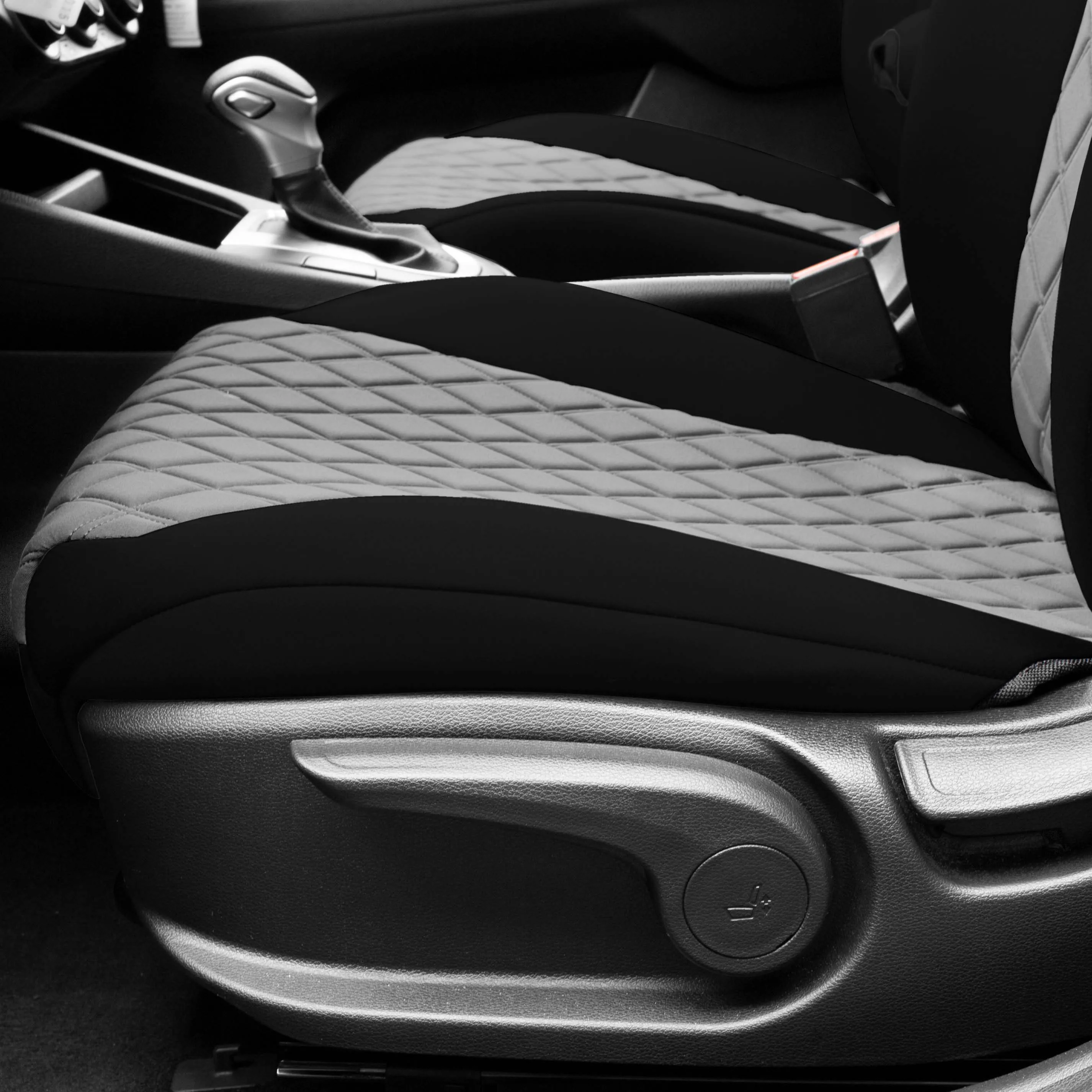 KIA Forte 2019-2024 FE | LXS - Full Set Seat Covers - Gray Ultraflex Neoprene