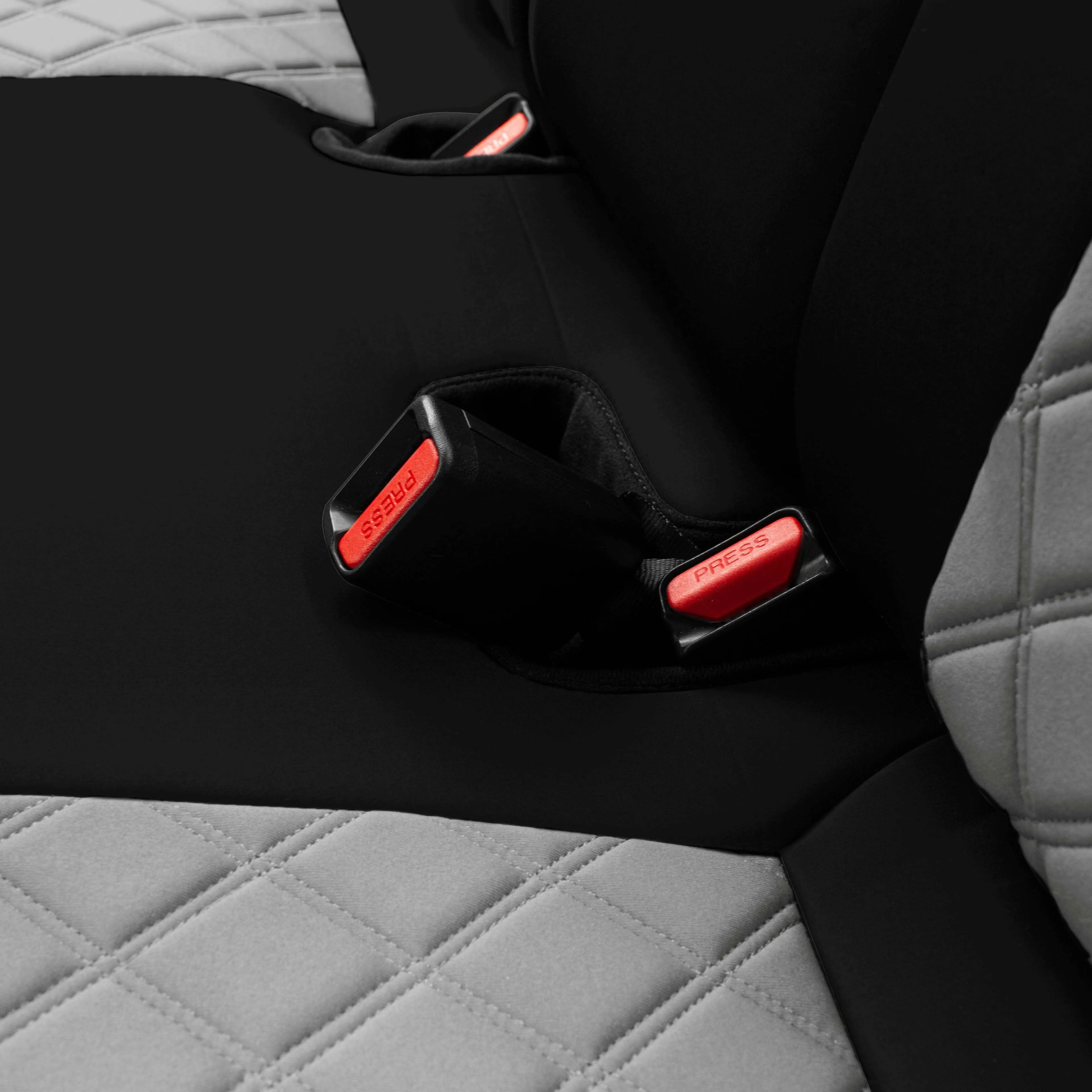 KIA Forte 2019-2024 FE | LXS - Full Set Seat Covers - Gray Ultraflex Neoprene