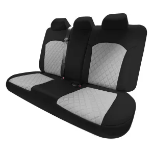 KIA Forte 2019-2024 FE | LXS - Rear Set Seat Covers - Gray Ultraflex Neoprene