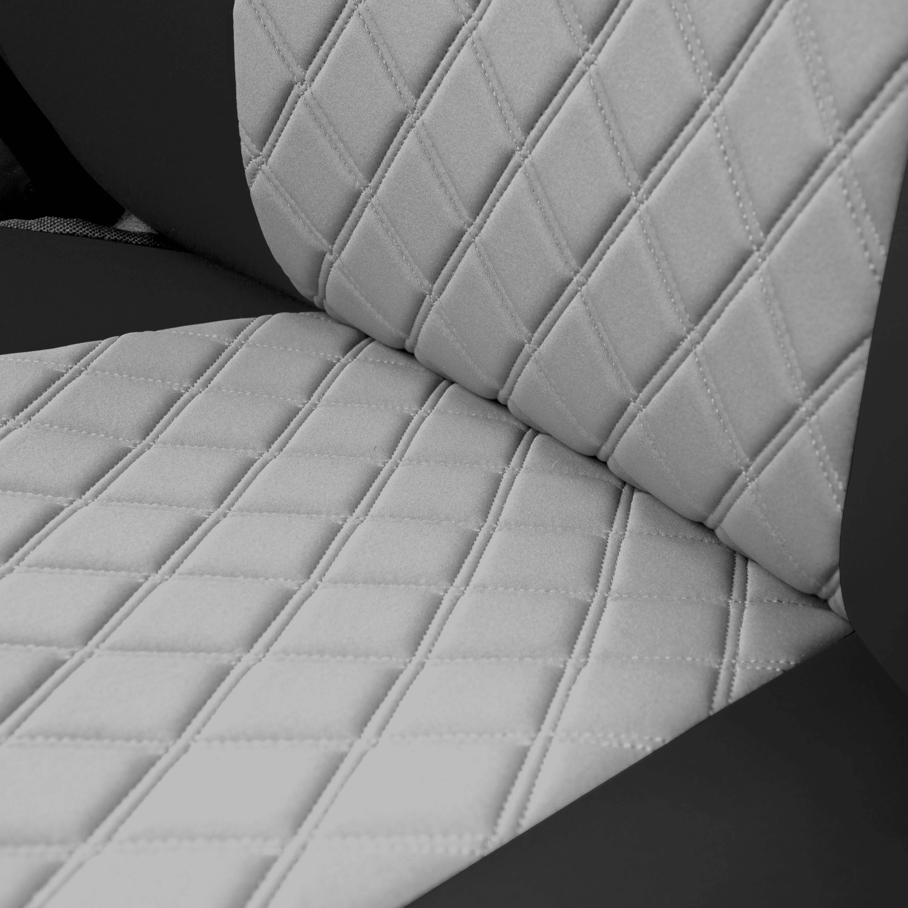 KIA Forte 2019-2024 FE | LXS - Rear Set Seat Covers - Gray Ultraflex Neoprene
