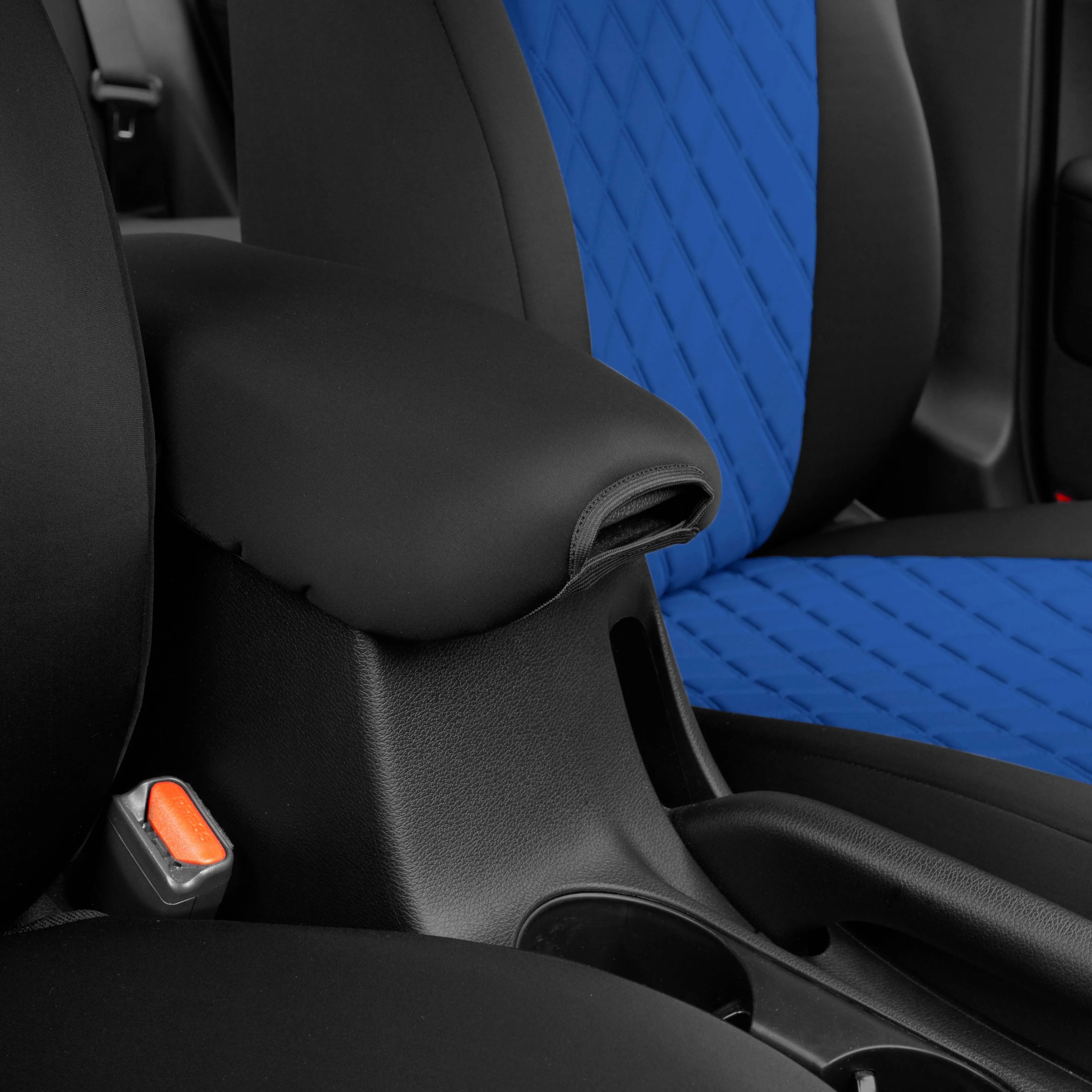 KIA Forte 2019-2024  - Front Set Seat Covers - Blue Ultraflex Neoprene