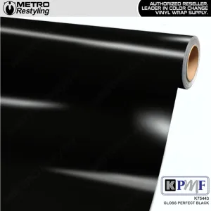 KPMF K75400 Gloss Perfect Black Vinyl Wrap | K75443