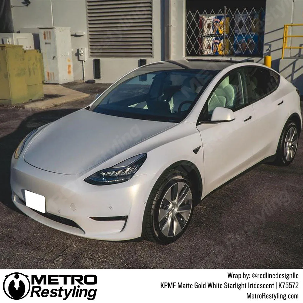 KPMF K75500 Matte Gold White Starlight Iridescent Vinyl Wrap | K75572 (Special Order)