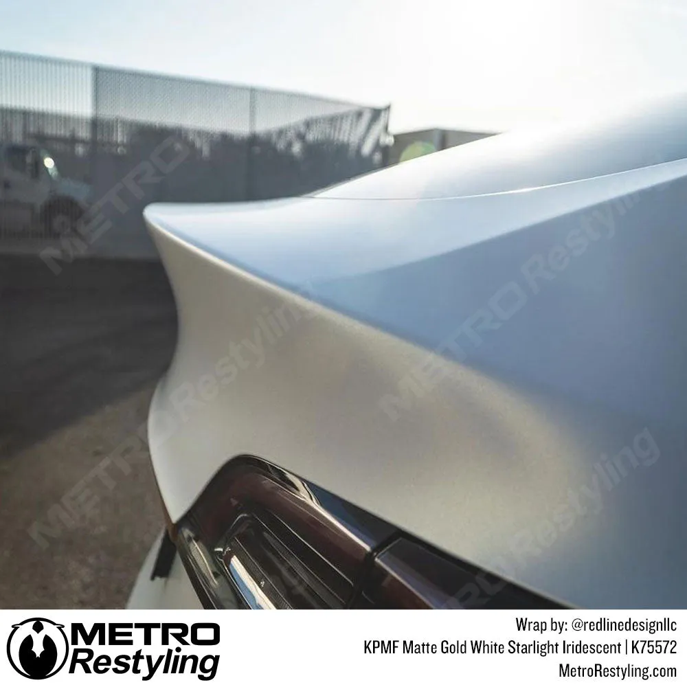 KPMF K75500 Matte Gold White Starlight Iridescent Vinyl Wrap | K75572 (Special Order)