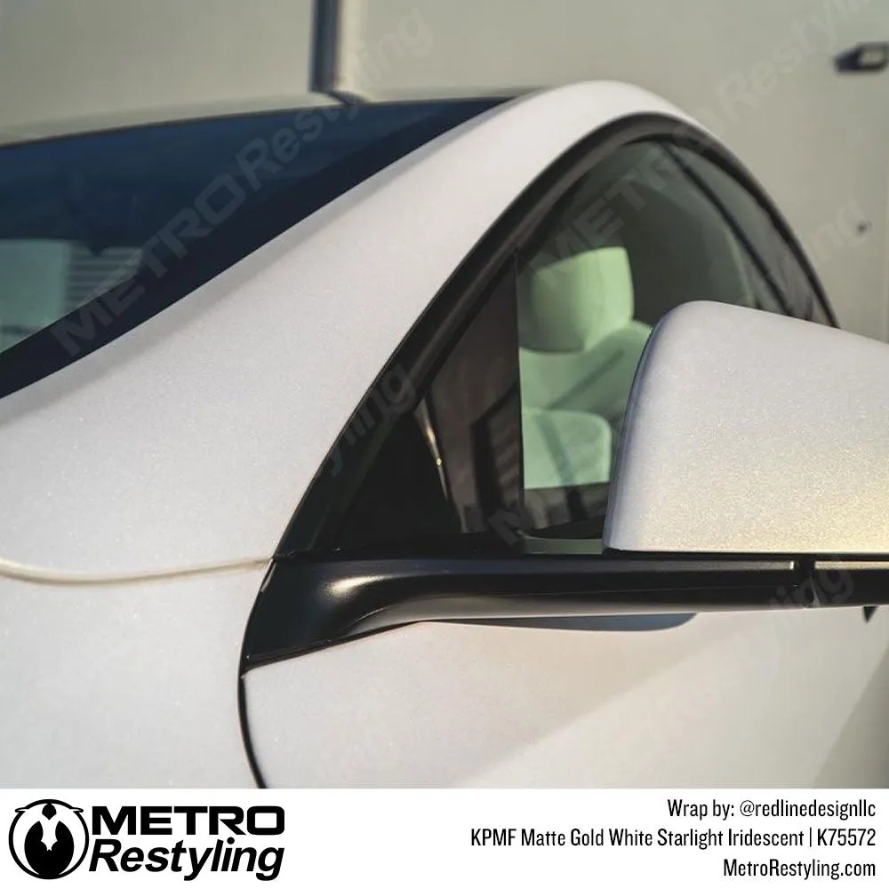 KPMF K75500 Matte Gold White Starlight Iridescent Vinyl Wrap | K75572 (Special Order)