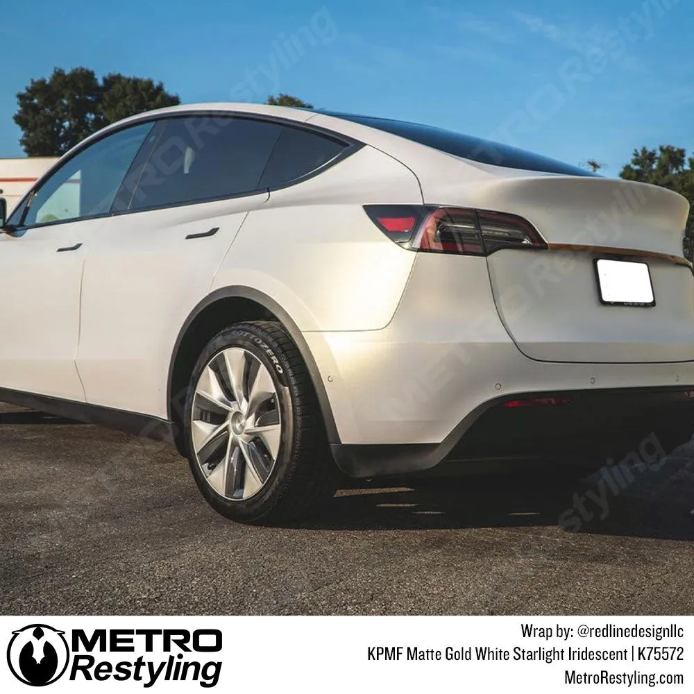 KPMF K75500 Matte Gold White Starlight Iridescent Vinyl Wrap | K75572 (Special Order)