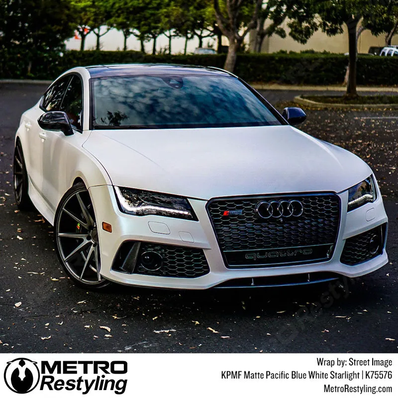 KPMF K75500 Matte Pacific Blue White Starlight Iridescent Vinyl Wrap | K75576 (Special Order)