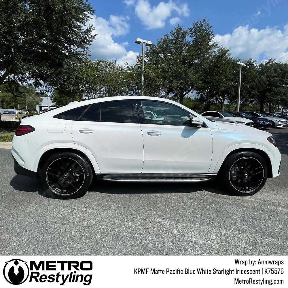 KPMF K75500 Matte Pacific Blue White Starlight Iridescent Vinyl Wrap | K75576 (Special Order)