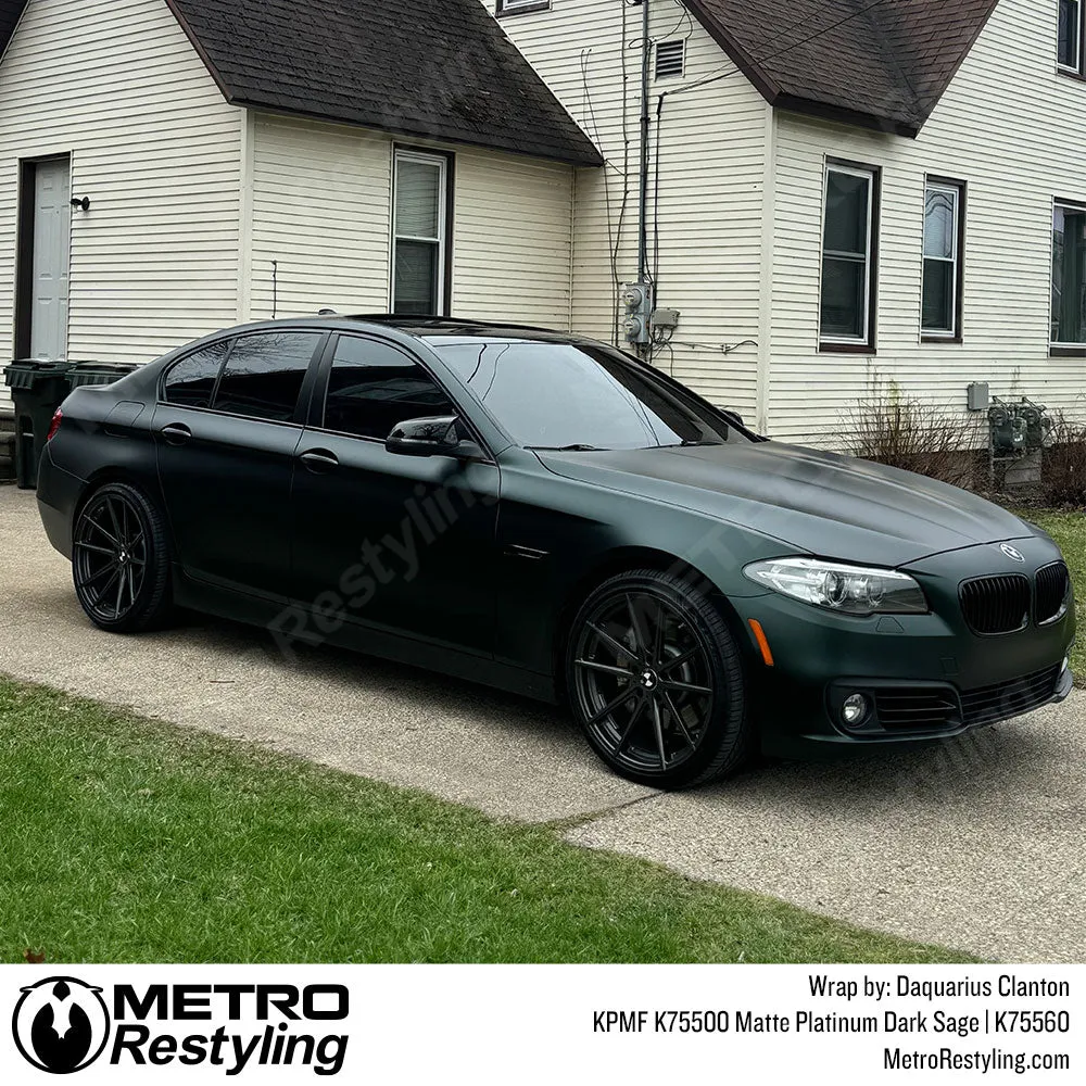 KPMF K75500 Matte Platinum Dark Sage Vinyl Wrap | K75560