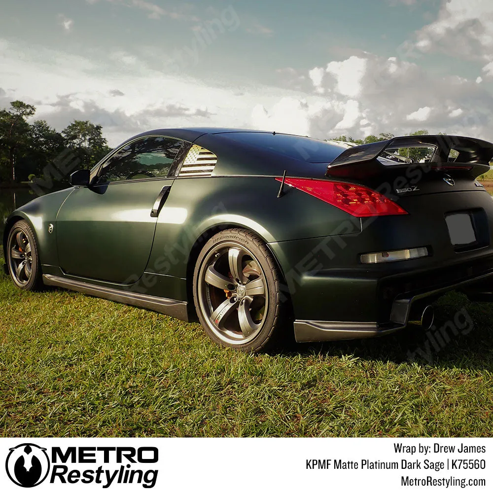 KPMF K75500 Matte Platinum Dark Sage Vinyl Wrap | K75560
