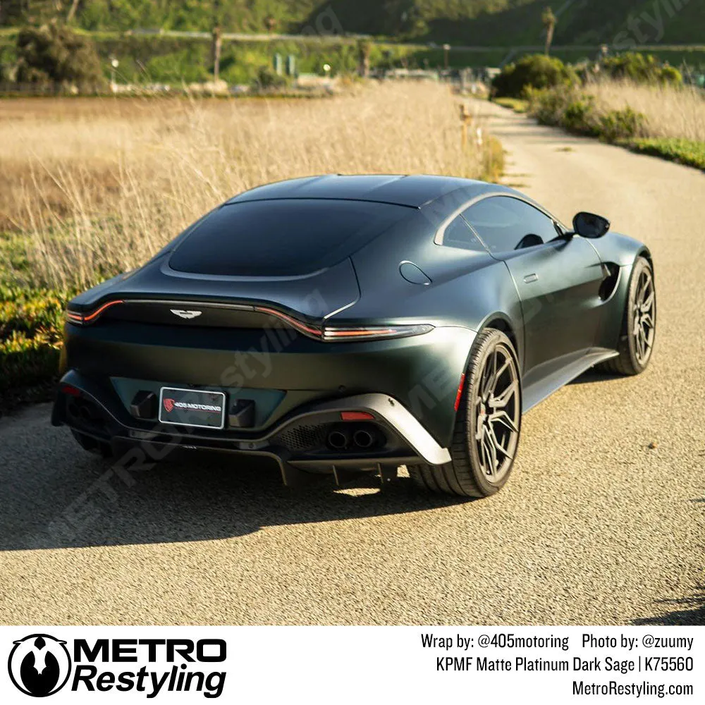KPMF K75500 Matte Platinum Dark Sage Vinyl Wrap | K75560