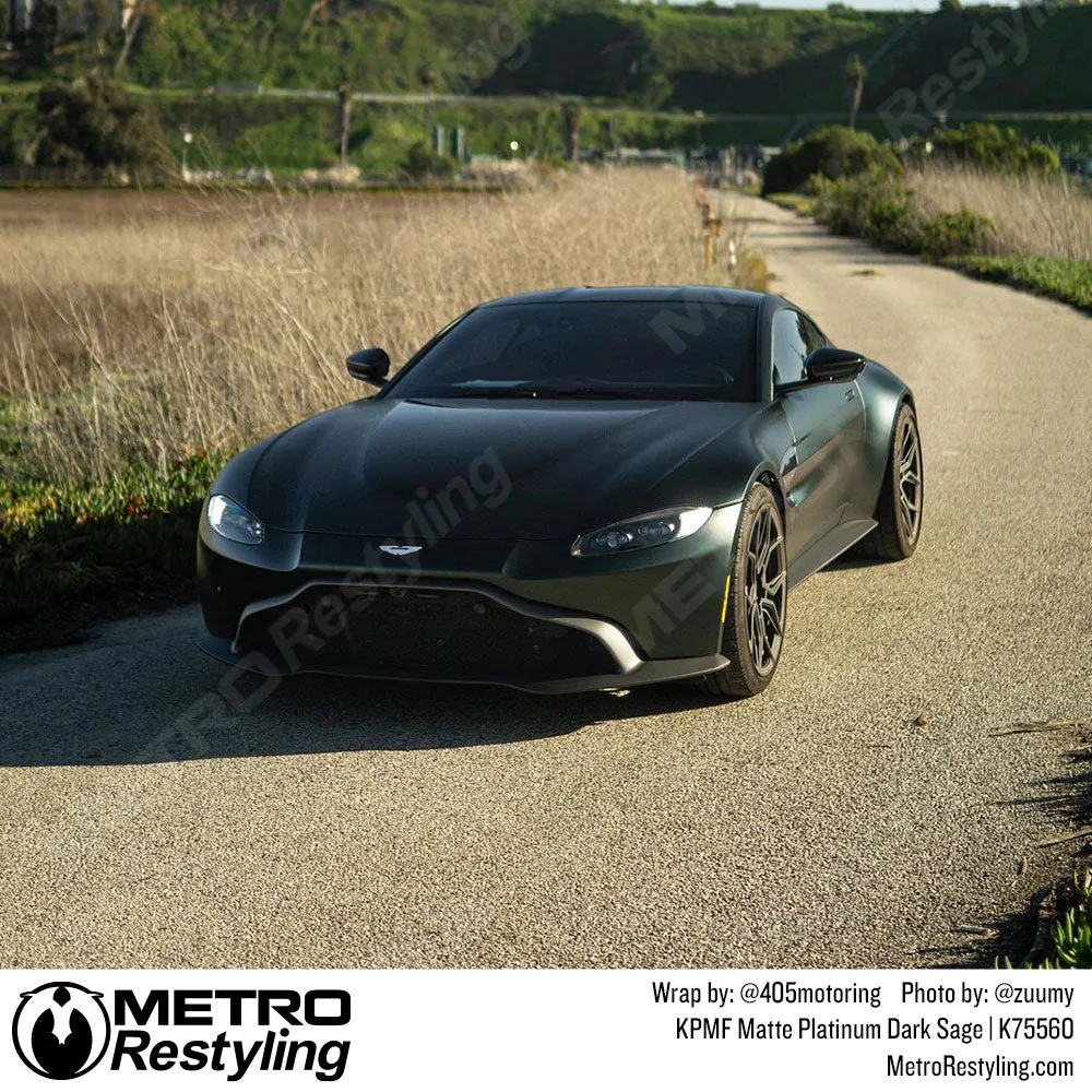 KPMF K75500 Matte Platinum Dark Sage Vinyl Wrap | K75560