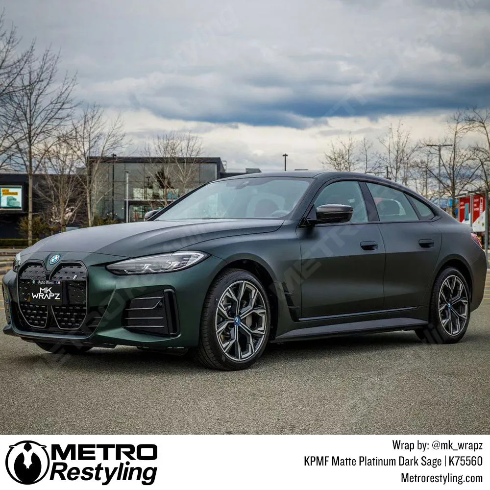 KPMF K75500 Matte Platinum Dark Sage Vinyl Wrap | K75560