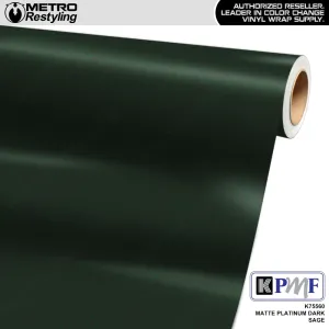 KPMF K75500 Matte Platinum Dark Sage Vinyl Wrap | K75560
