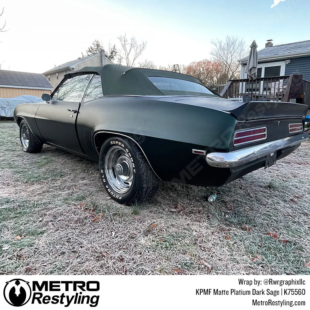 KPMF K75500 Matte Platinum Dark Sage Vinyl Wrap | K75560