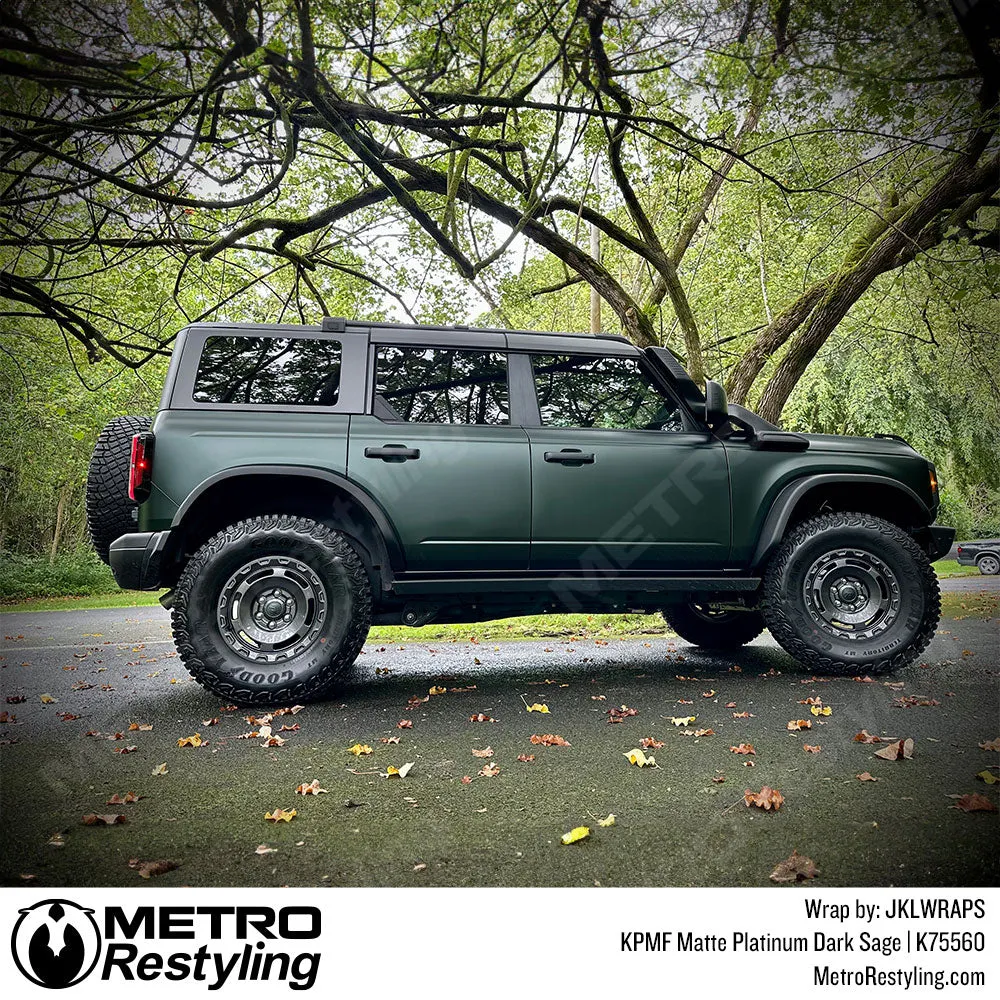 KPMF K75500 Matte Platinum Dark Sage Vinyl Wrap | K75560