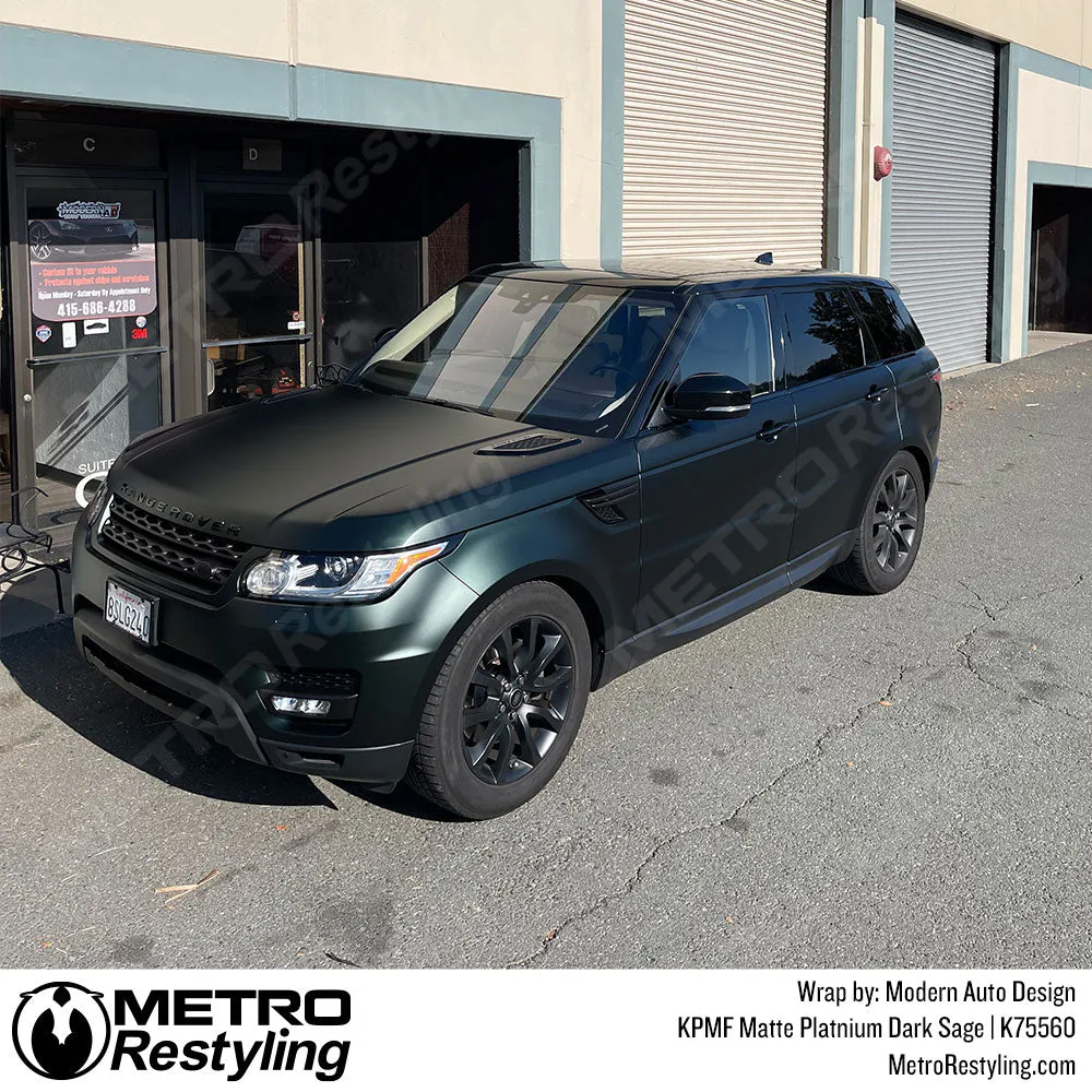 KPMF K75500 Matte Platinum Dark Sage Vinyl Wrap | K75560
